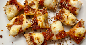 Air Fryer English Muffin Pizza Bites