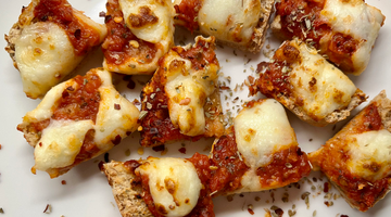 Air Fryer English Muffin Pizza Bites