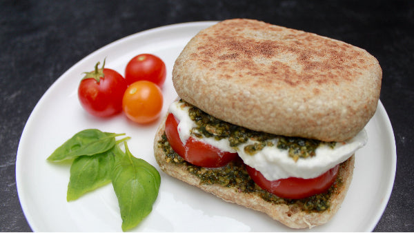English Muffin Caprese Sandwich Recipe