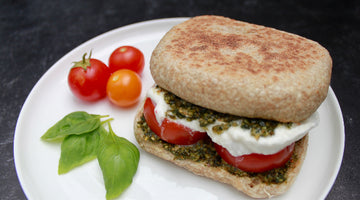 English Muffin Caprese Sandwich Recipe