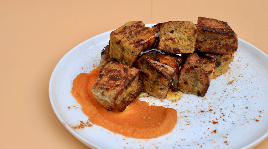 Pumpkin Cinnamon Swirl French Toast Bites