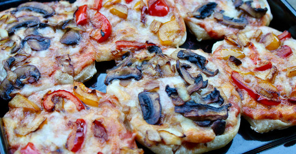 Vegetarian English Muffin Pizza Recipe