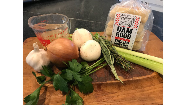 English Muffin Stuffing Recipe for Thanksgiving or Everyday