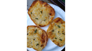 Grilled Thyme Sourdough English Muffin Toasts Recipe