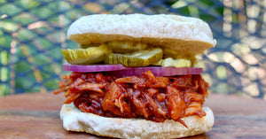 Vegan Jackfruit Pulled "Pork" Sandwich Recipe