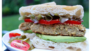Falafel Burger on an English Muffin recipe