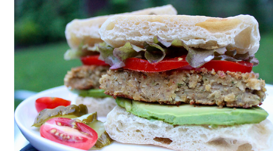 Falafel Burger on an English Muffin recipe