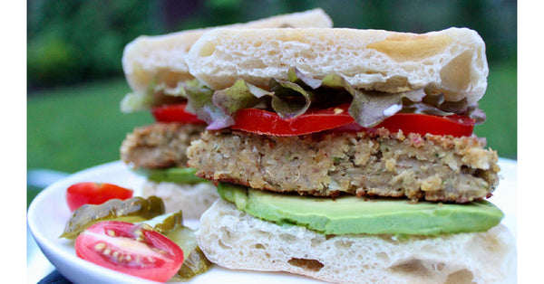 Falafel Burger on an English Muffin recipe