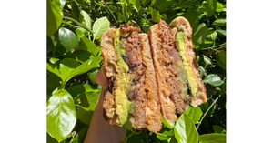 Plant Based Burger on a Sourdough English Muffin Recipe