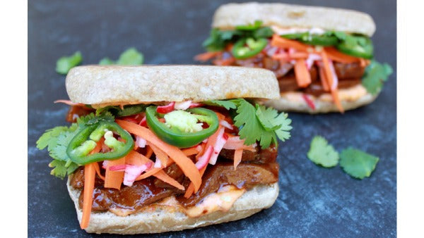 Seitan Banh Mi Sandwich Recipe