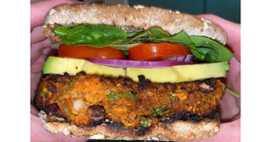 Black Bean and Sweet Potato Veggie Burger Recipe
