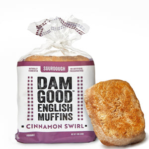 "Cinnamon Swirl" Sourdough English Muffins