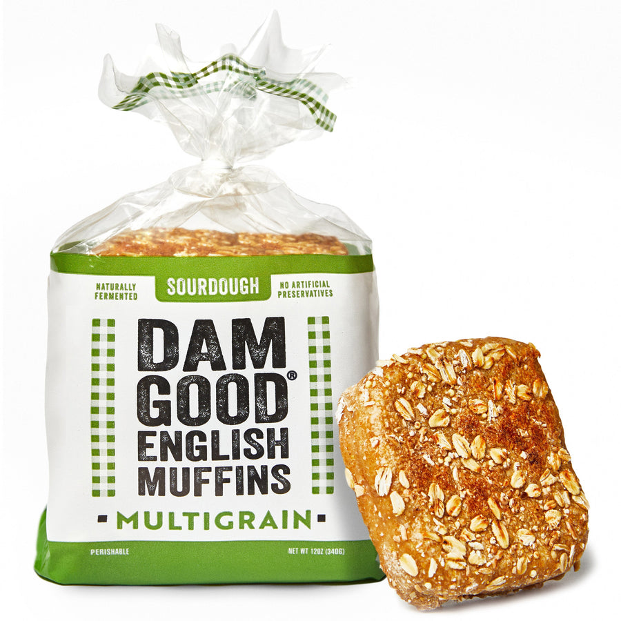 "Multigrain" Sourdough English Muffins