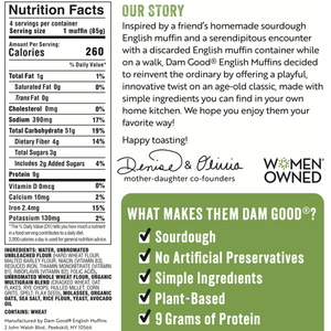 "Multigrain" Sourdough English Muffins