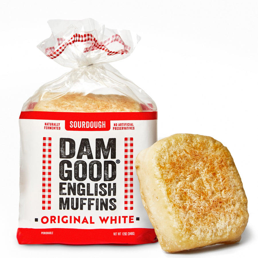 "Original White" Sourdough English Muffins