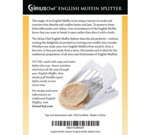 English Muffin Splitter