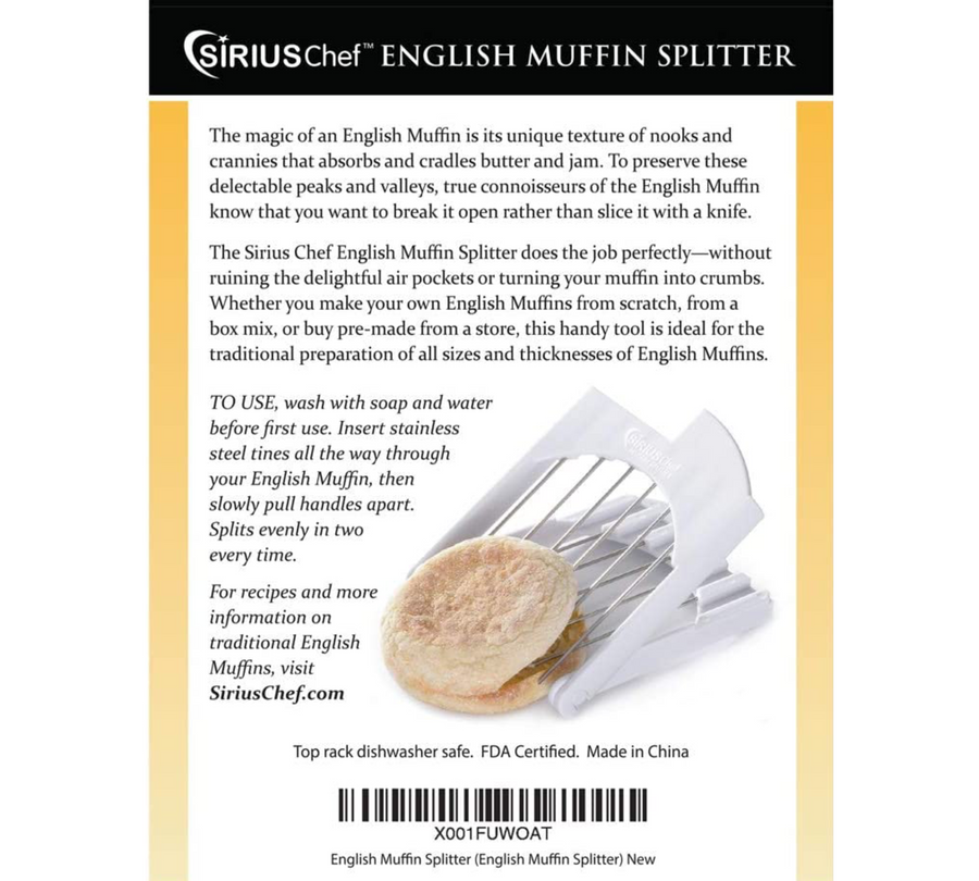 https://www.damgoodenglishmuffins.com/cdn/shop/products/Sirus_Chef_English_Muffin_Splitter_Back_900x.png?v=1666385628